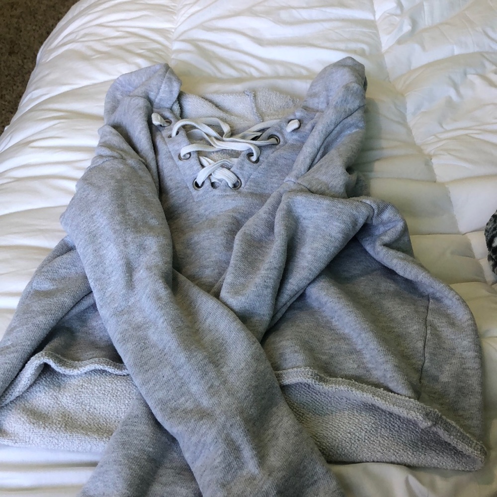 Cropped aerie hoodie